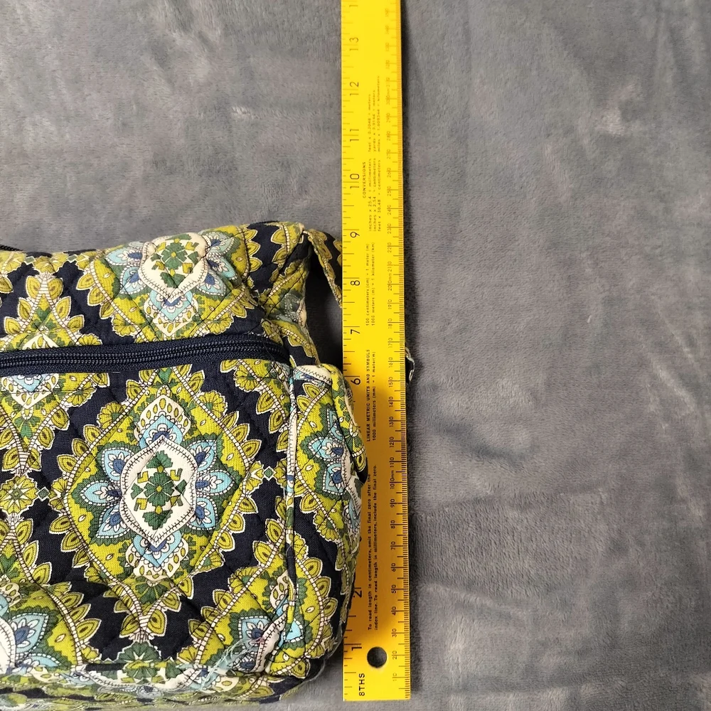 2/$30 Vera Bradley Cambridge Green Shoulder‎ Bag Purse Adjustable Strap OS